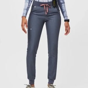Figs Heather Denim Jogger Scrub Pants (tall)